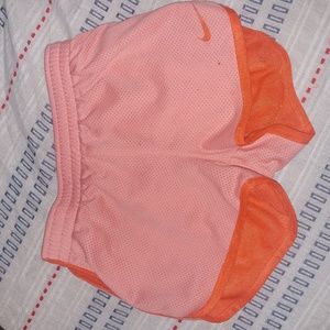 Nike • Girls kids girls gym shorts athletic workout running summer coral Pink 4T